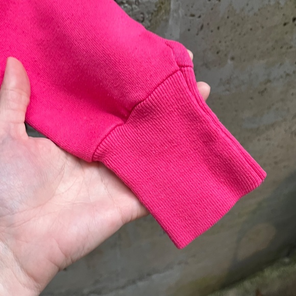 Vintage Yosemite Kid's Pullover Sweatshirt, 1980s, Hot Pink, Size L - Picture 4 of 10